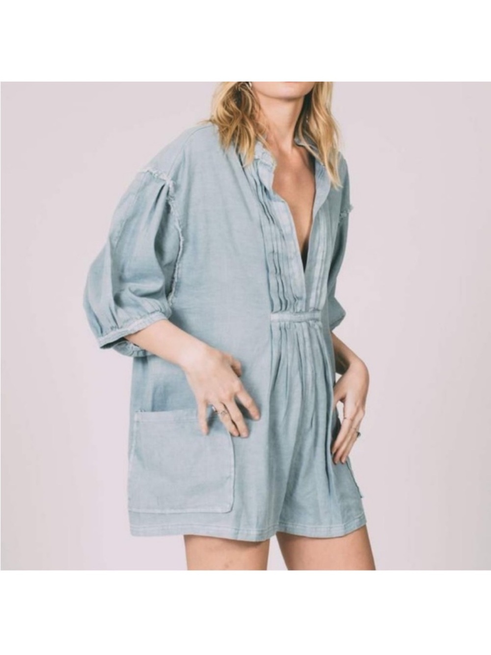 Free people Tomboy slouchy Romper - Picture 3 of 8